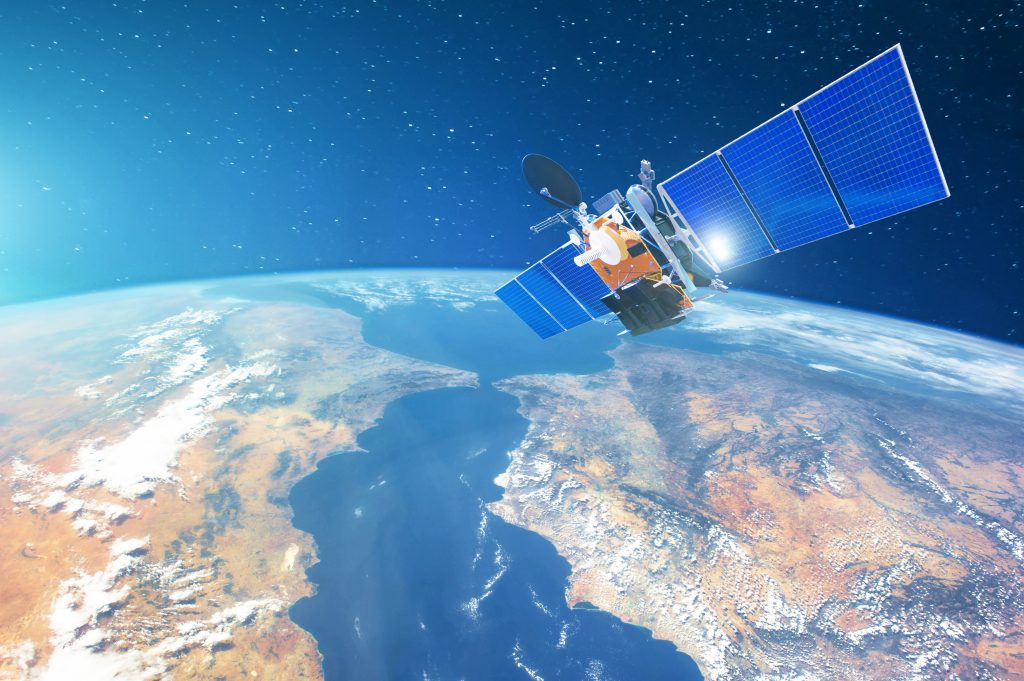 Satellite in orbit